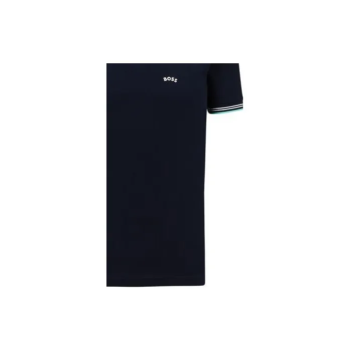 HUGO BOSS Polo Shirts Men Dark Blue-4