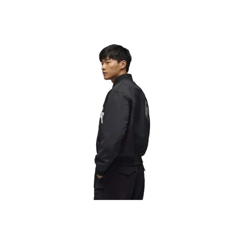 Y 3 Team Button Up Bomber Jacket-2