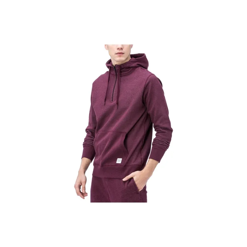 Converse Sweatshirts Men Dark Red Mixed Color-4