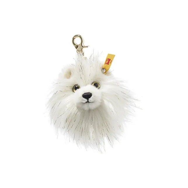 Steiff Animal Steiff PomPom White Dolls Plush Doll 10cm Height-2