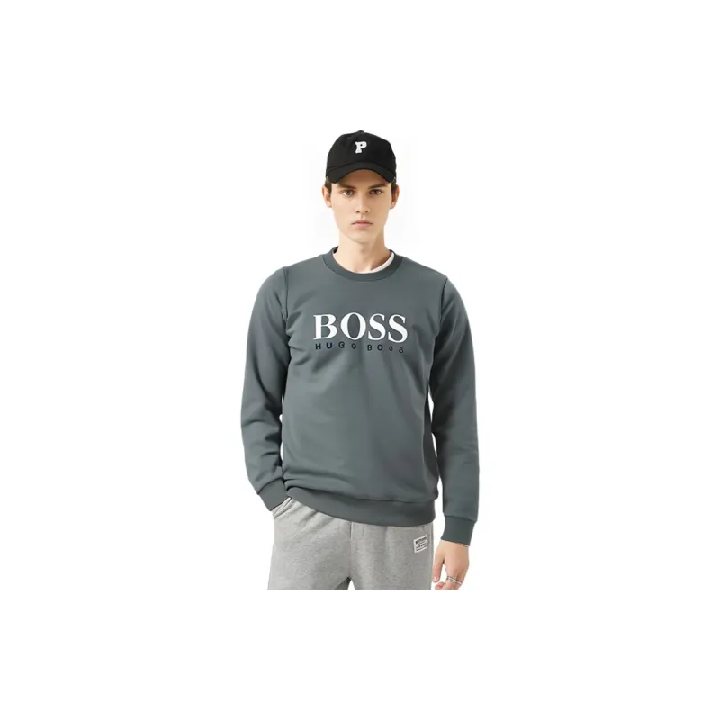 HUGO BOSS Sweatshirt Men's Dark Gray-4