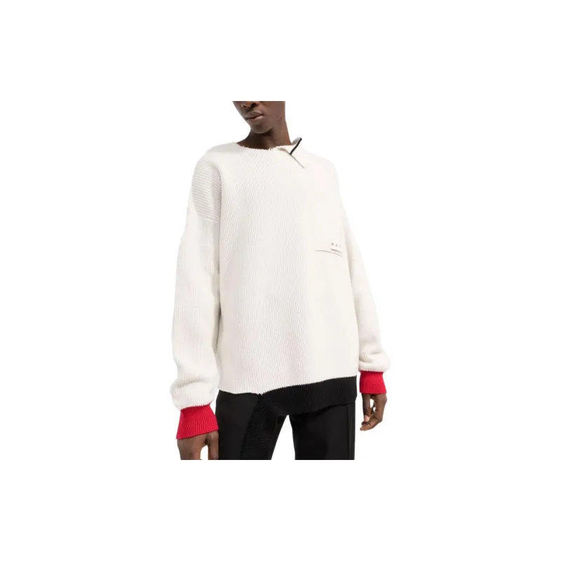 MARNI Sweaters Men White-3