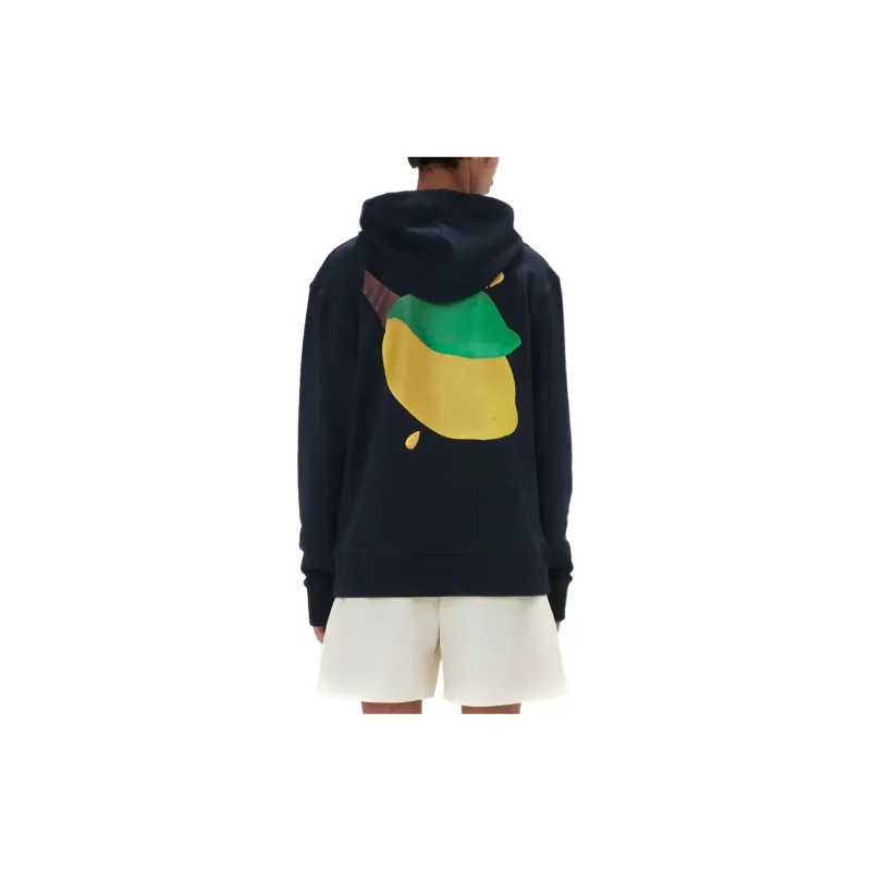 JW Anderson Jwa Lemon print Cotton Hoodie-2