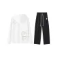 Set (White Top+Black Pants)