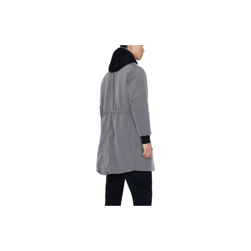 EMPORIO ARMANI Puffer Jacket Men's Gray Green-2