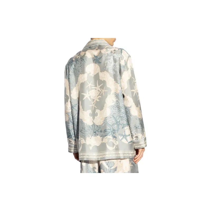 VERSACE Pattern-Printed Button-Up Shirt-2