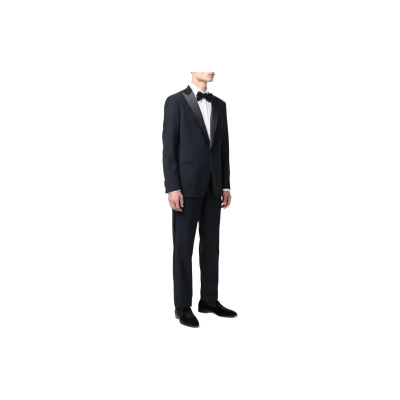 GIORGIO ARMANI Pure Wool Half canvassed Slim fit Tuxedo From The Icon Soho Line-3