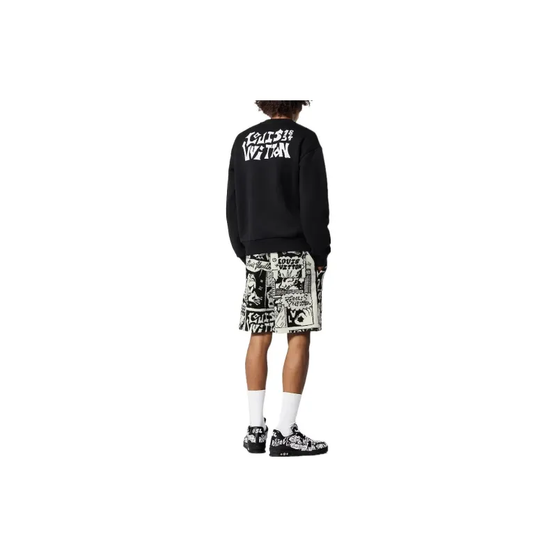 LOUIS VUITTON Lv Comics Owl Patch Crewneck-2