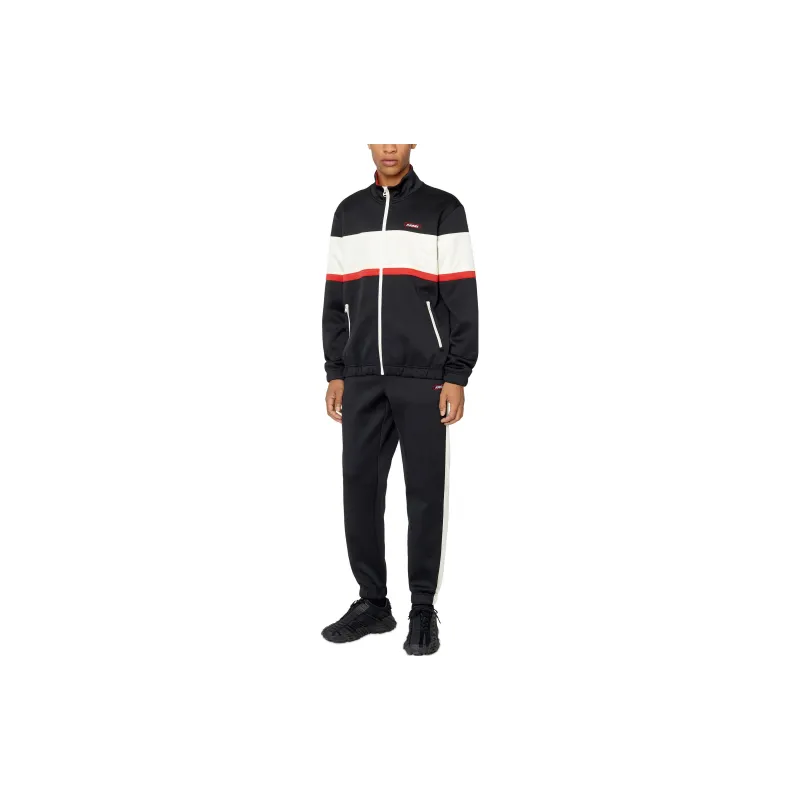 DIESEL Knitted Sweatpants Men Black-4