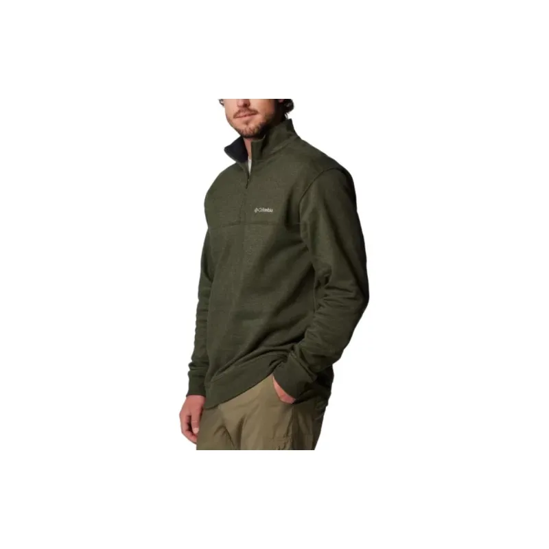 Columbia Hart Mountain™ II Half Zip Sweatshirt Sweatshirt Men's Green Cape With Mixed Colors-3