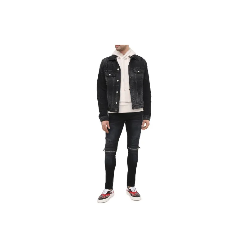 AMIRI Denim Jackets Men Black-4