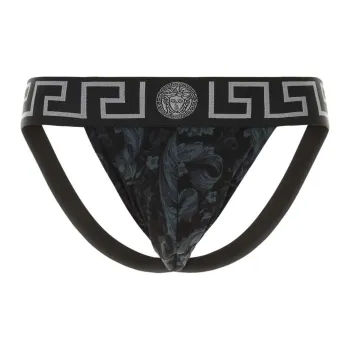 VERSACE Barocco Printed Jockstrap