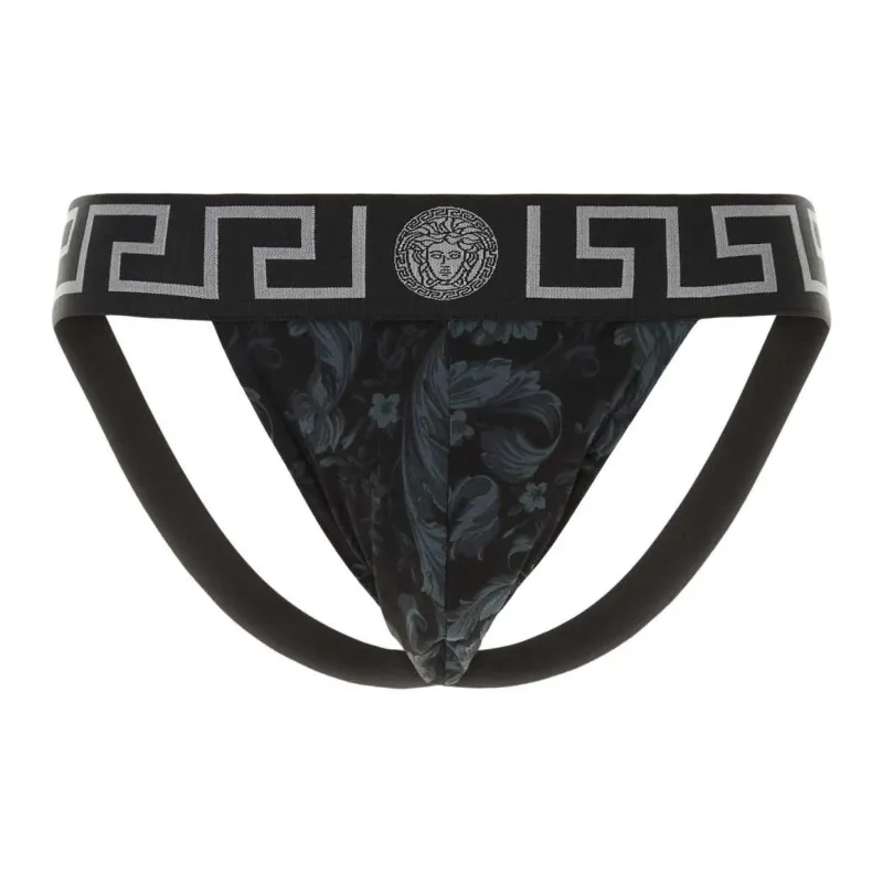 VERSACE Barocco Printed Jockstrap-0