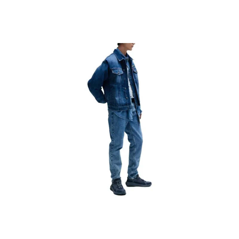HUGO BOSS SS24 Denim Jacket Men's Blue-1
