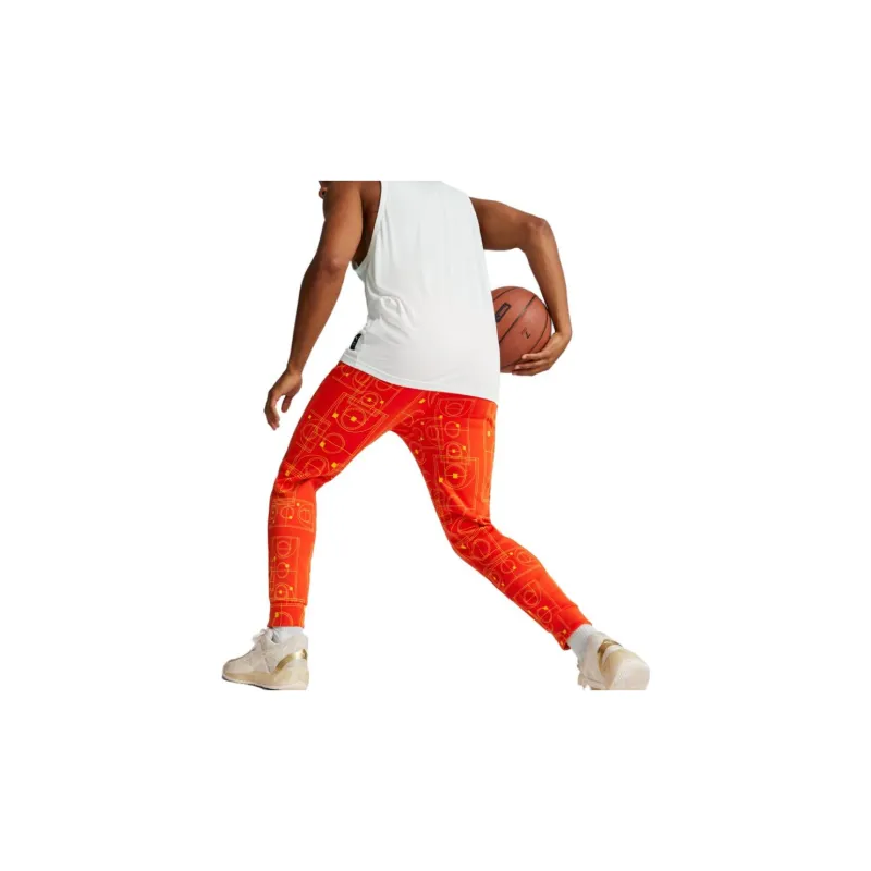 PUMA Mvp Dime Basketball Pants Basketball Shorts Men's Orange-3