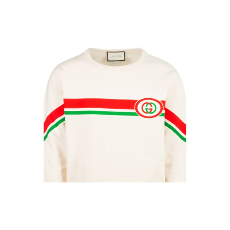GUCCI Interlocking G Crew neck Sweatshirt-4