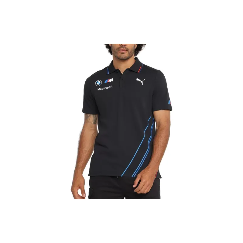 PUMA BMW M Motorsport Team Polo Shirt Men's Black-2