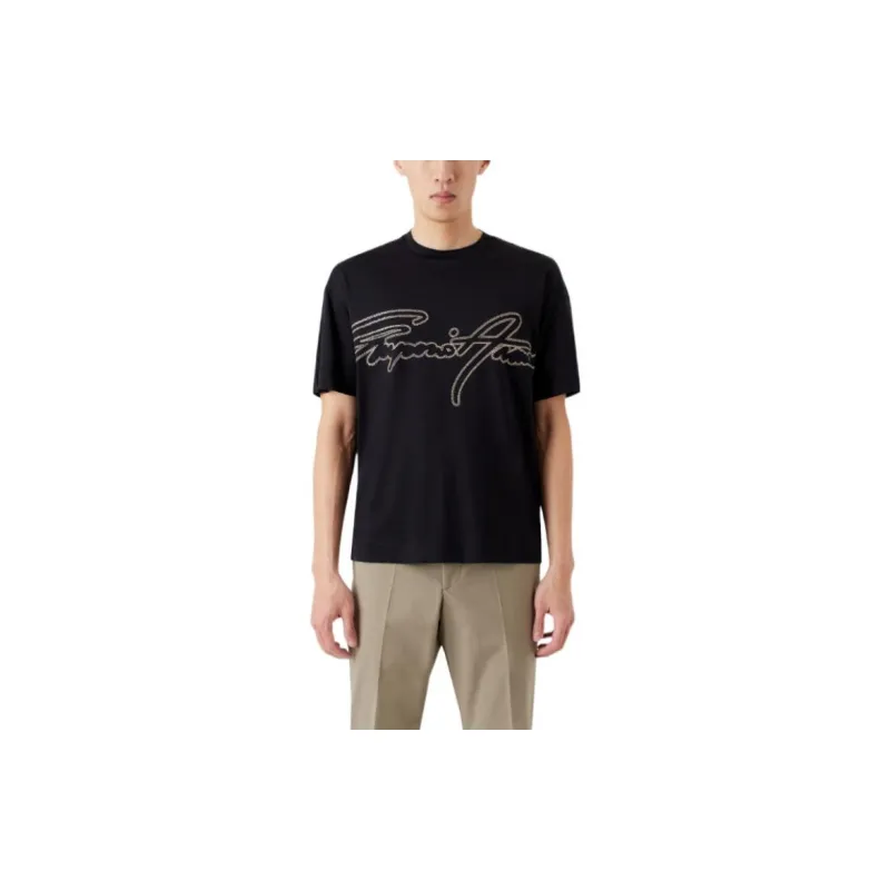 EMPORIO ARMANI T Shirt Men's Marine Blue-2