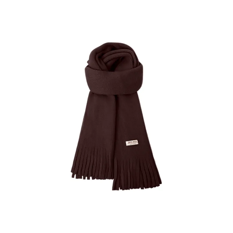 CARTELO Polyester, Faux Cashmere Knit Scarves Unisex-9