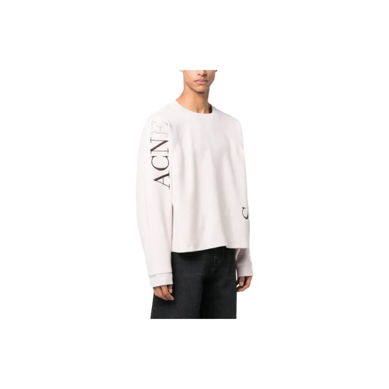 Acne Studios Logo Embroidered Crewneck Sweatshirt-3