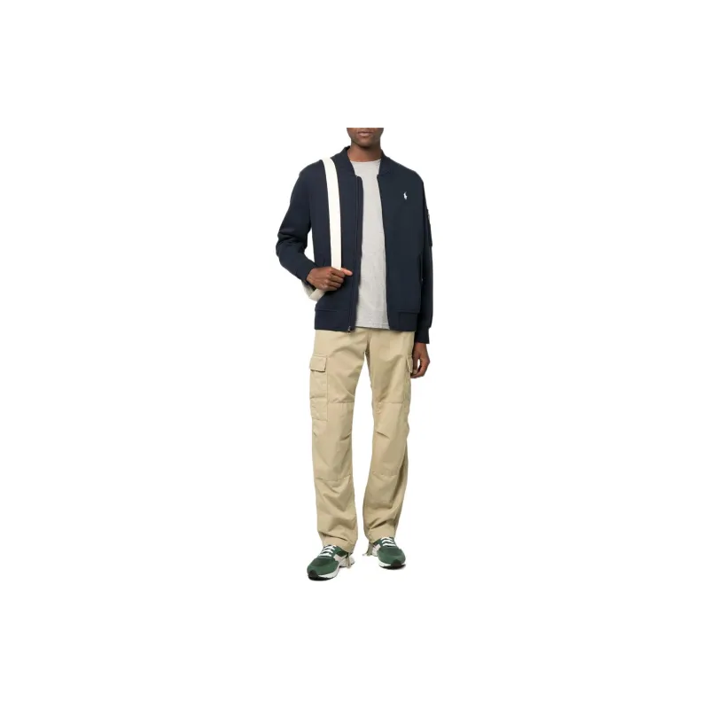 Polo Ralph Lauren Long Sleeve Double Knit Tech Full Zip Bomber Jacket-1