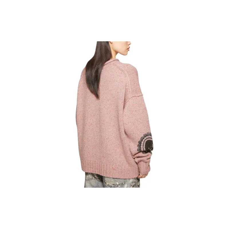 Acne Studios Long-Sleeve T-Shirt 'Faded Pink'-3