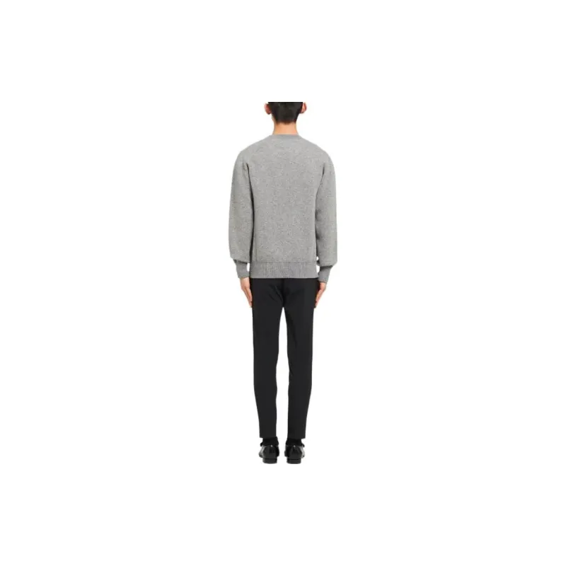 PRADA Cashmere Sweaters Men Gray-2