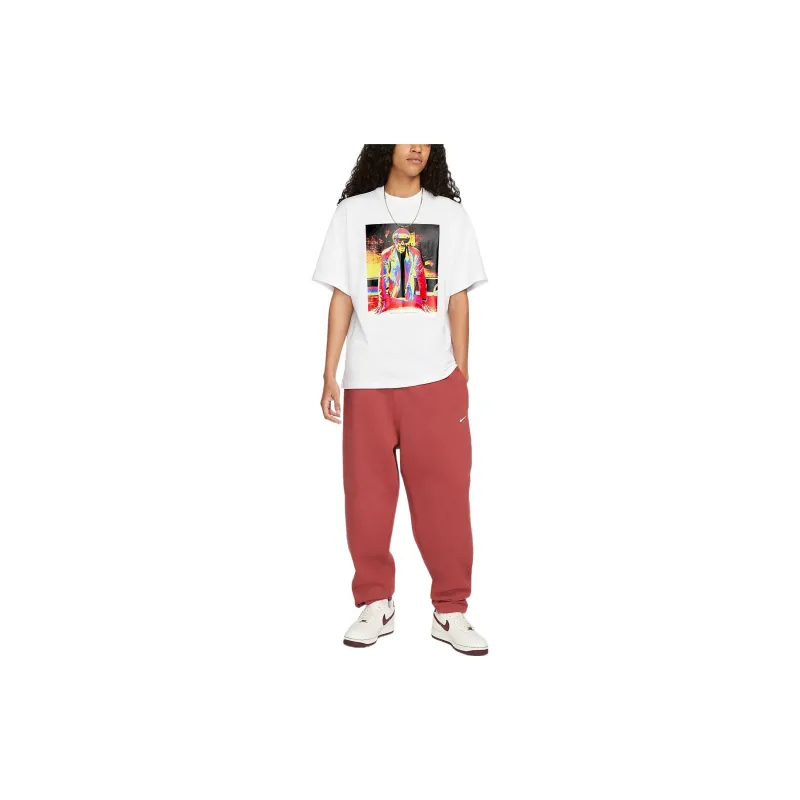 Nike T Shirts Men White-3