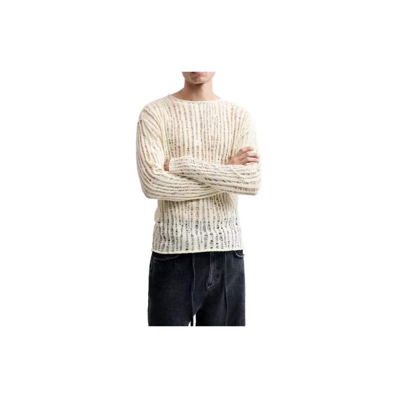 ZARA T-Shirts Men White-2