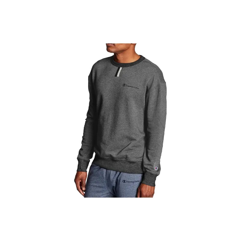 Champion Moderate Crew Neck Loose Fit Regular Sweatshirt US Version Unisex Gray-3