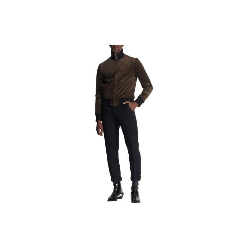 BALMAIN Reversible Mini Monogram Bomber Jacket-1