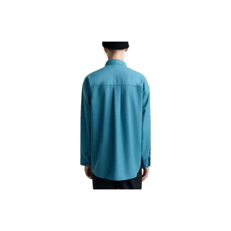 ZARA Shirts Men Turquoise-3