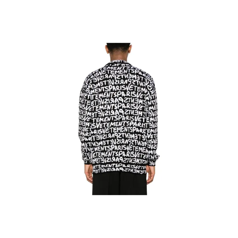 Vetements Intarsia-knit Logo Wool Jumper-2