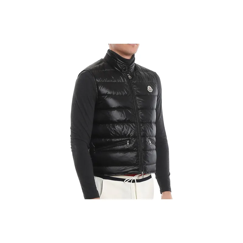 Moncler Gui Logo patch Puffer Gilet-6