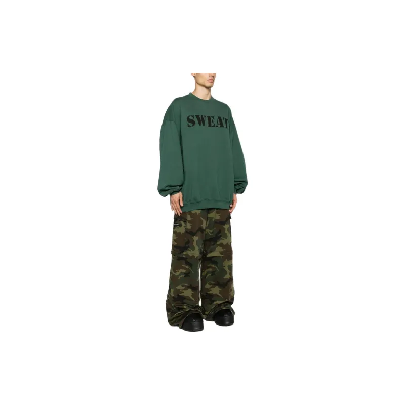 Vetements Sweatshirt Unisex Racing Green-3