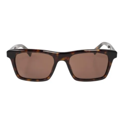 Alexander McQueen Eyewear Logo-print Rectangle-frame Sunglasses