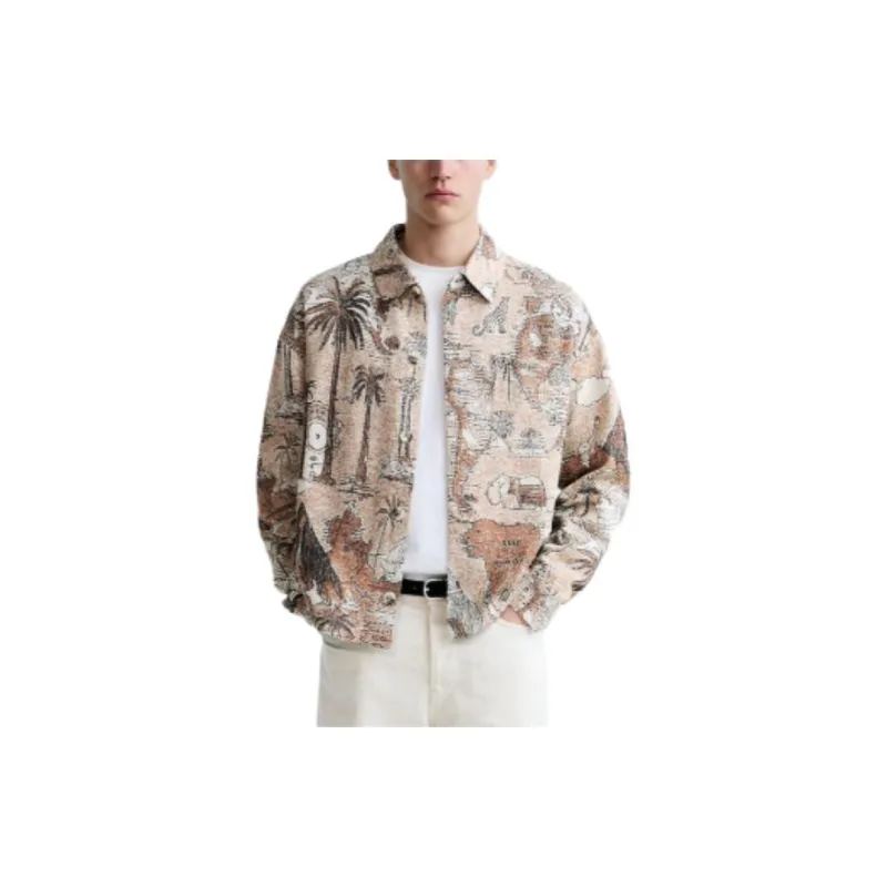 ZARA Jackets & Coats Men's Earth Tone-2