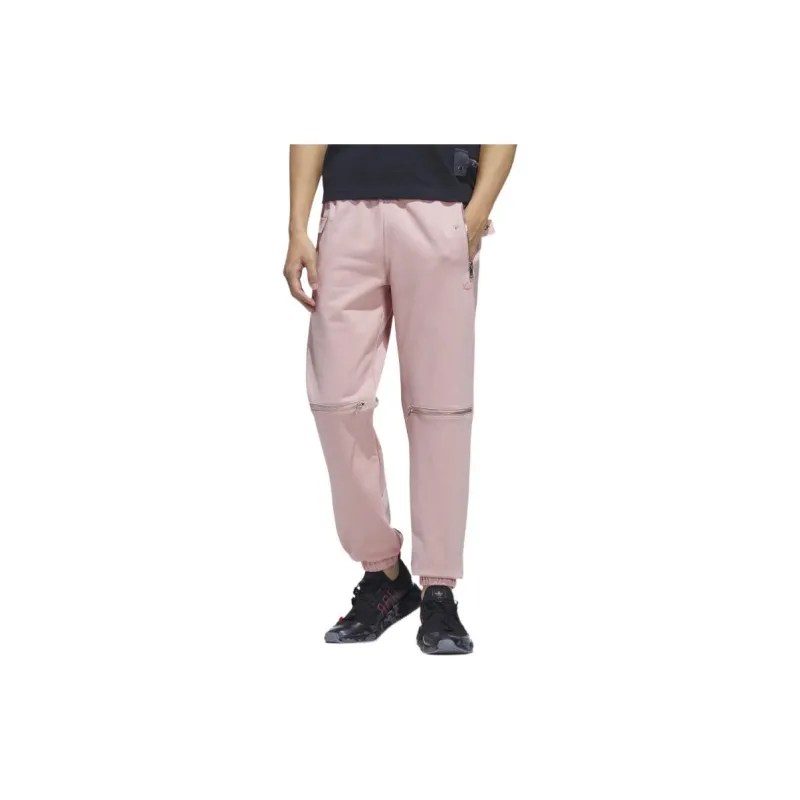 Adidas Originals Knitted Sweatpants Men Pink-1