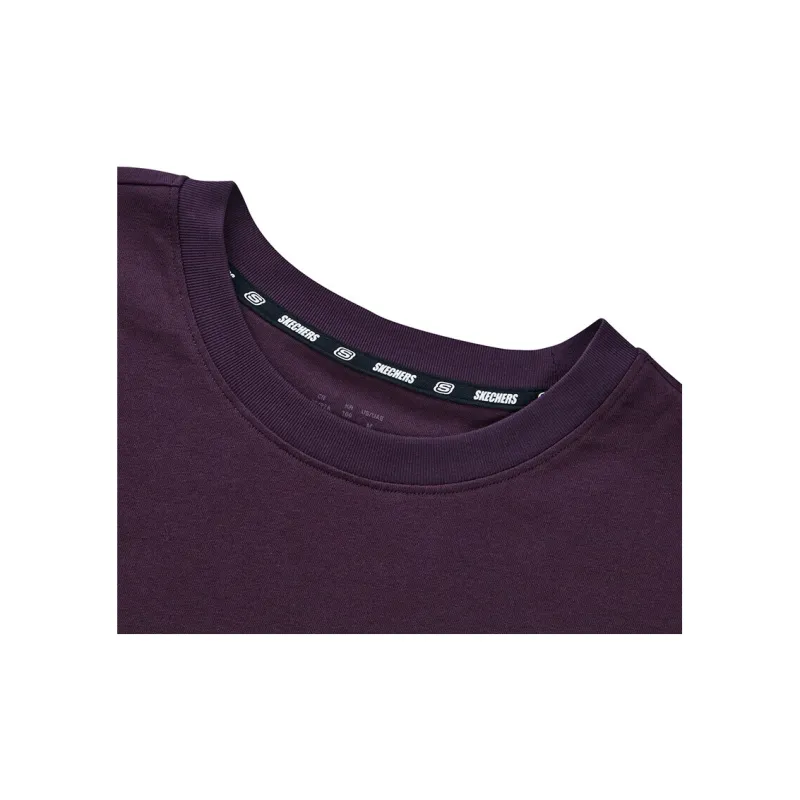 Skechers T Shirt Men's Plum Fuchsia-3