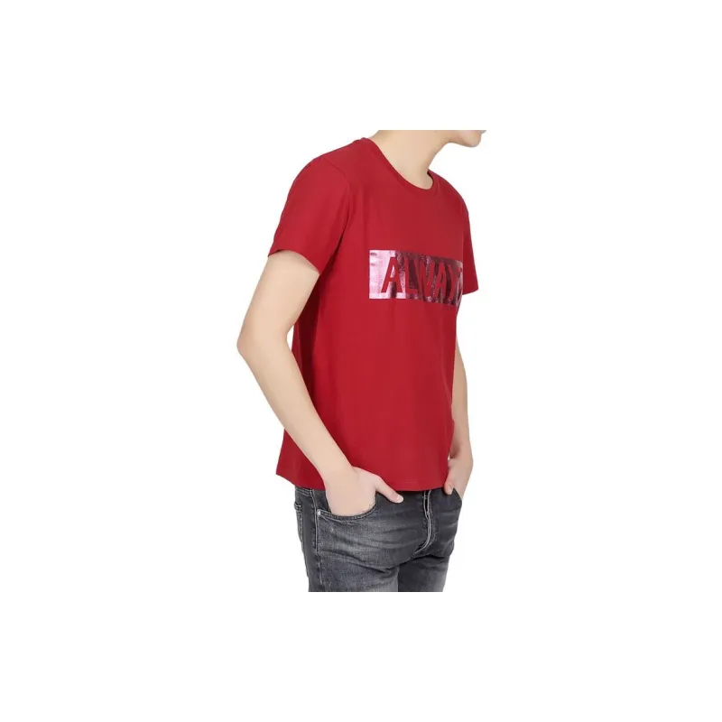 Valentino T-Shirts Men Red-4