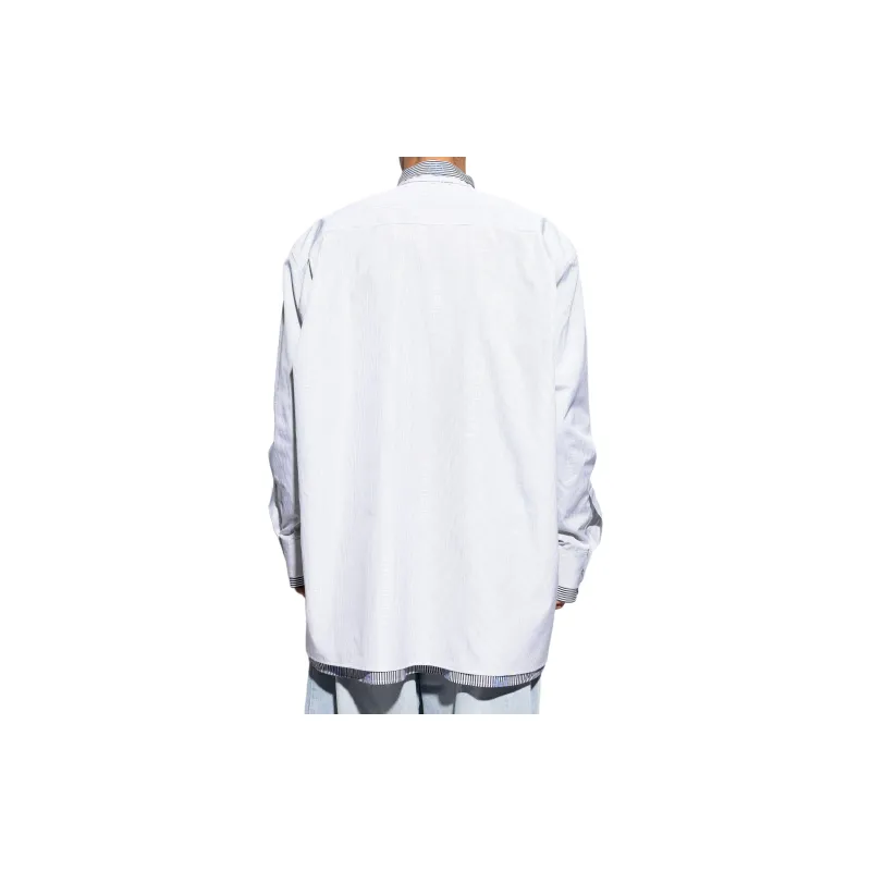 Vetements Striped Layered Long Sleeve Shirt-2
