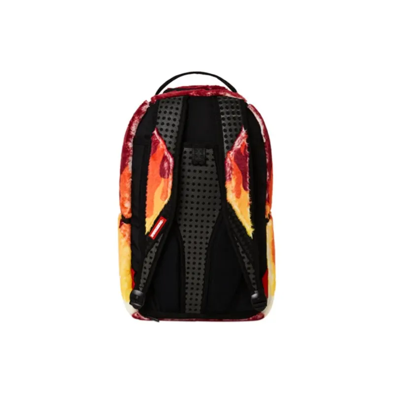 SPRAYGROUND Polyester Backpack Large Size Unisex Lake Green/Orange/Burgundy-10