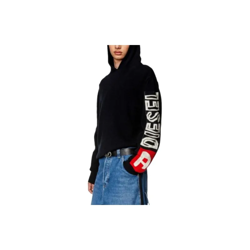 DIESEL Sweatshirts Men Black-2