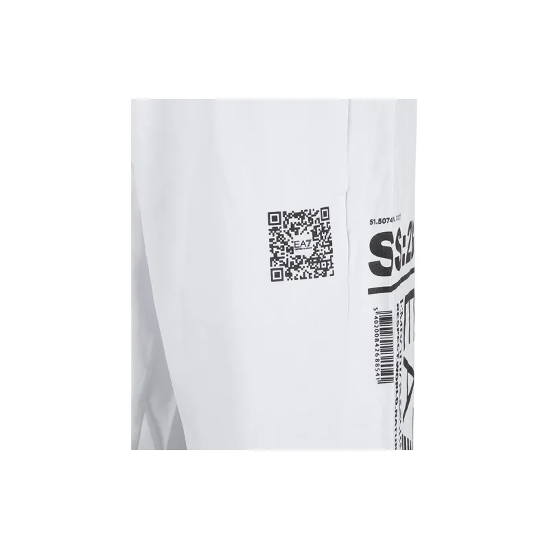 EMPORIO ARMANI EA7 Casual Shorts Men White-5