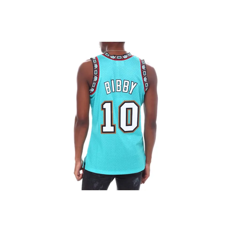 Mitchell & Ness Vancouver Grizzlies Road 1998 99 Mike Bibby Swingman Jersey-4
