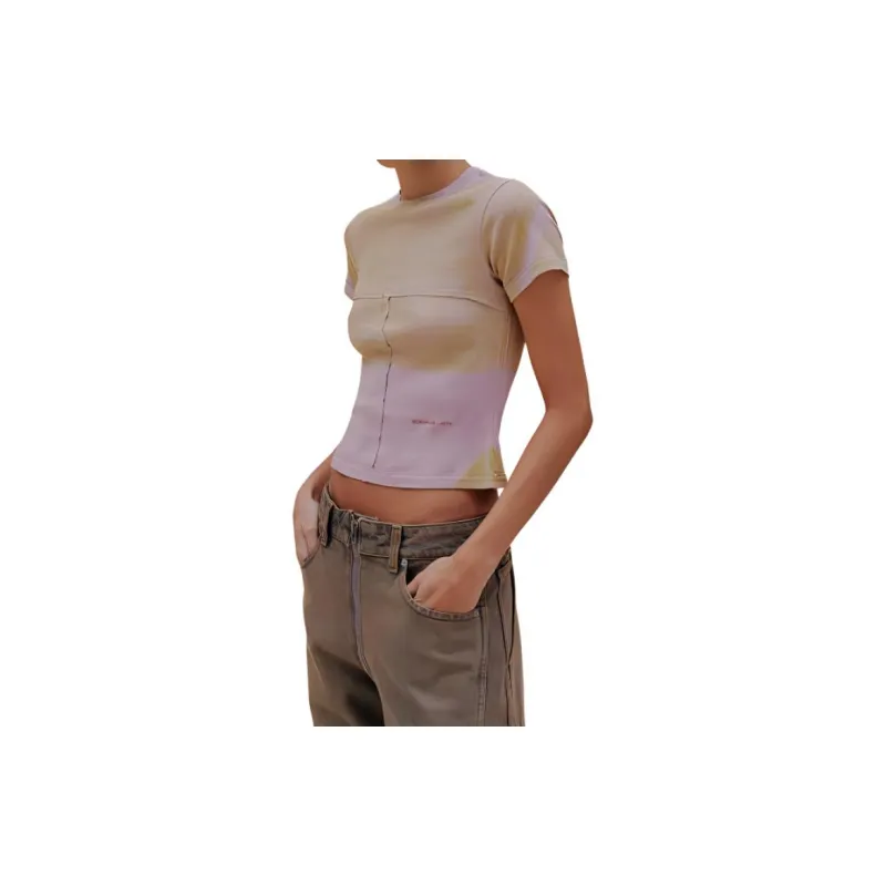 ECKHAUS LATTA SS24 T-Shirt Unisex Light Purple-7