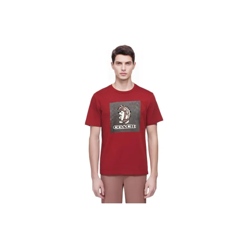 COACH T-Shirts Men Red-1