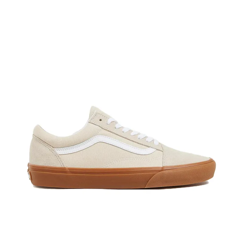 Vans Old Skool Anti Slip Wear Resistant Low Top Skateboard Shoes Unisex Yellow Brown-1