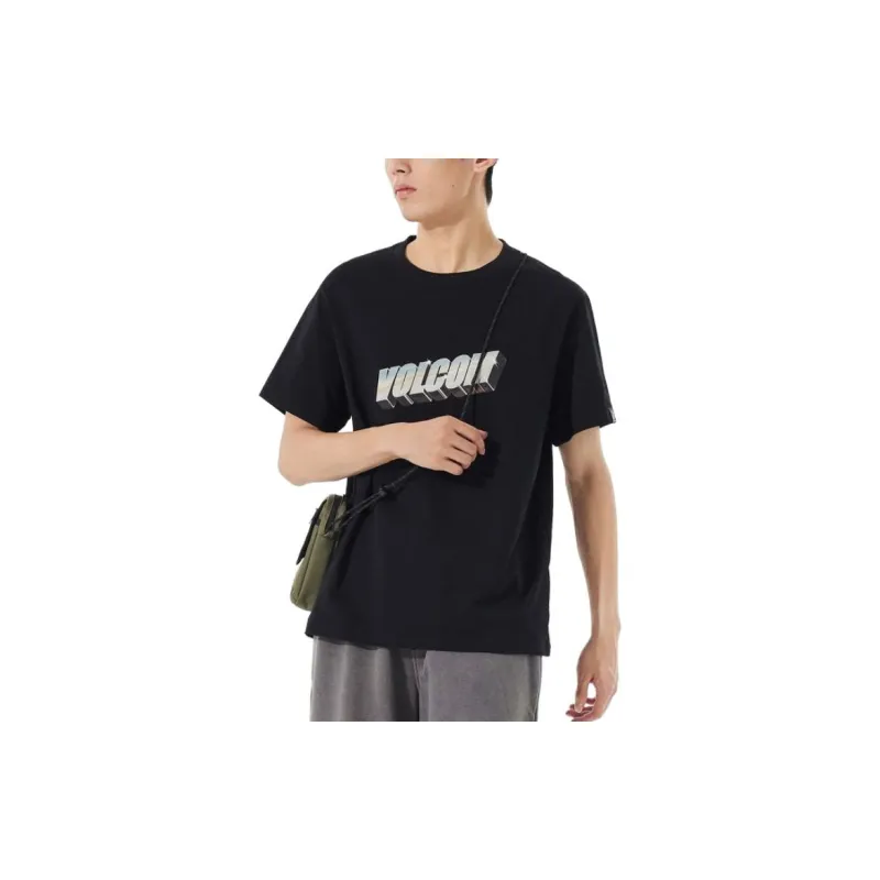 VOLCOM T-Shirts Men Black-5