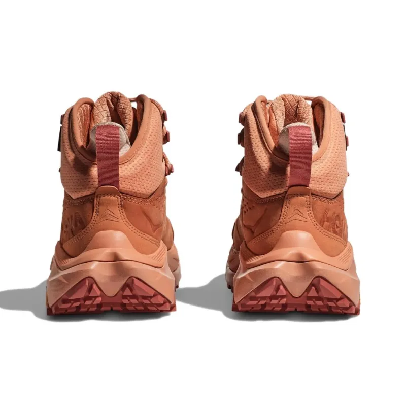 HOKA ONE ONE Kaha 2 Anti Slip Wear Resistant Mid Top Outdoor Shoes Women's Umber-3